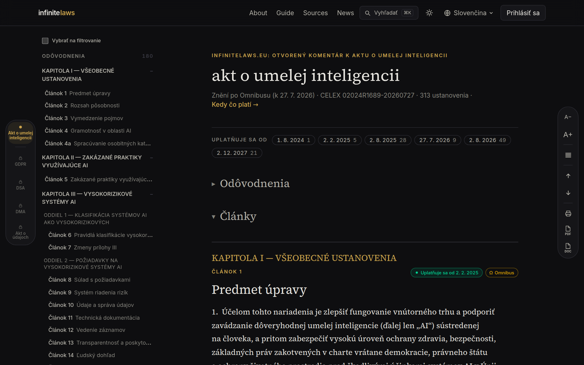 Komentované znenie aktu o umelej inteligencii — obsah a čitateľský stĺpec